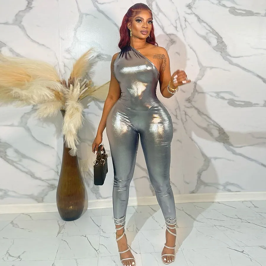 Sophie Shimmering Bodycon Jumpsuit