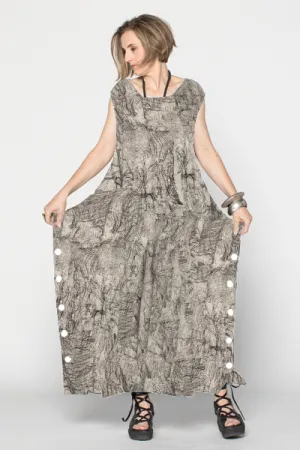 Square Dress in Net Roma