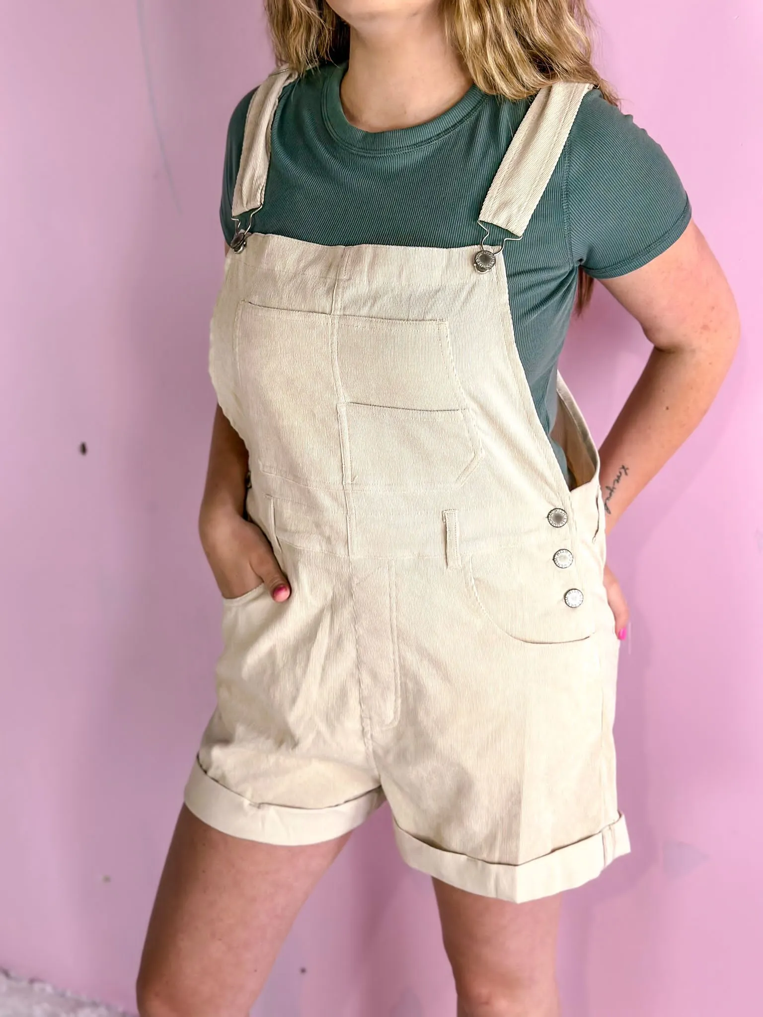 Summer Fun Short Overalls