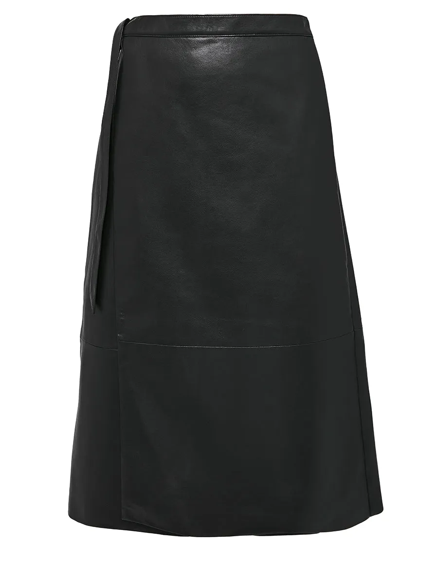 TALLULAH RECYCLED LEATHER SKIRT