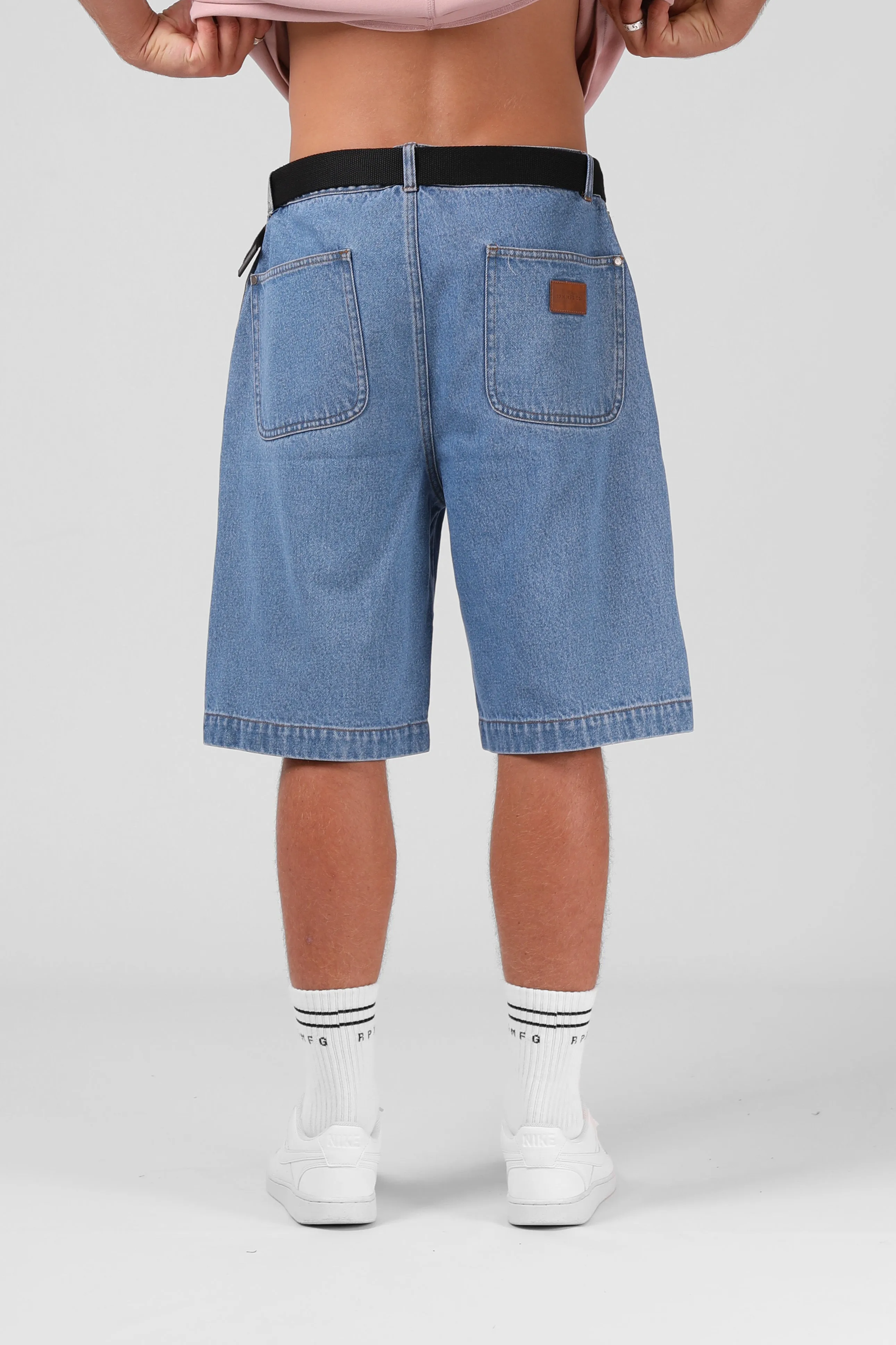 Tape Denim Short  - Classic Blue