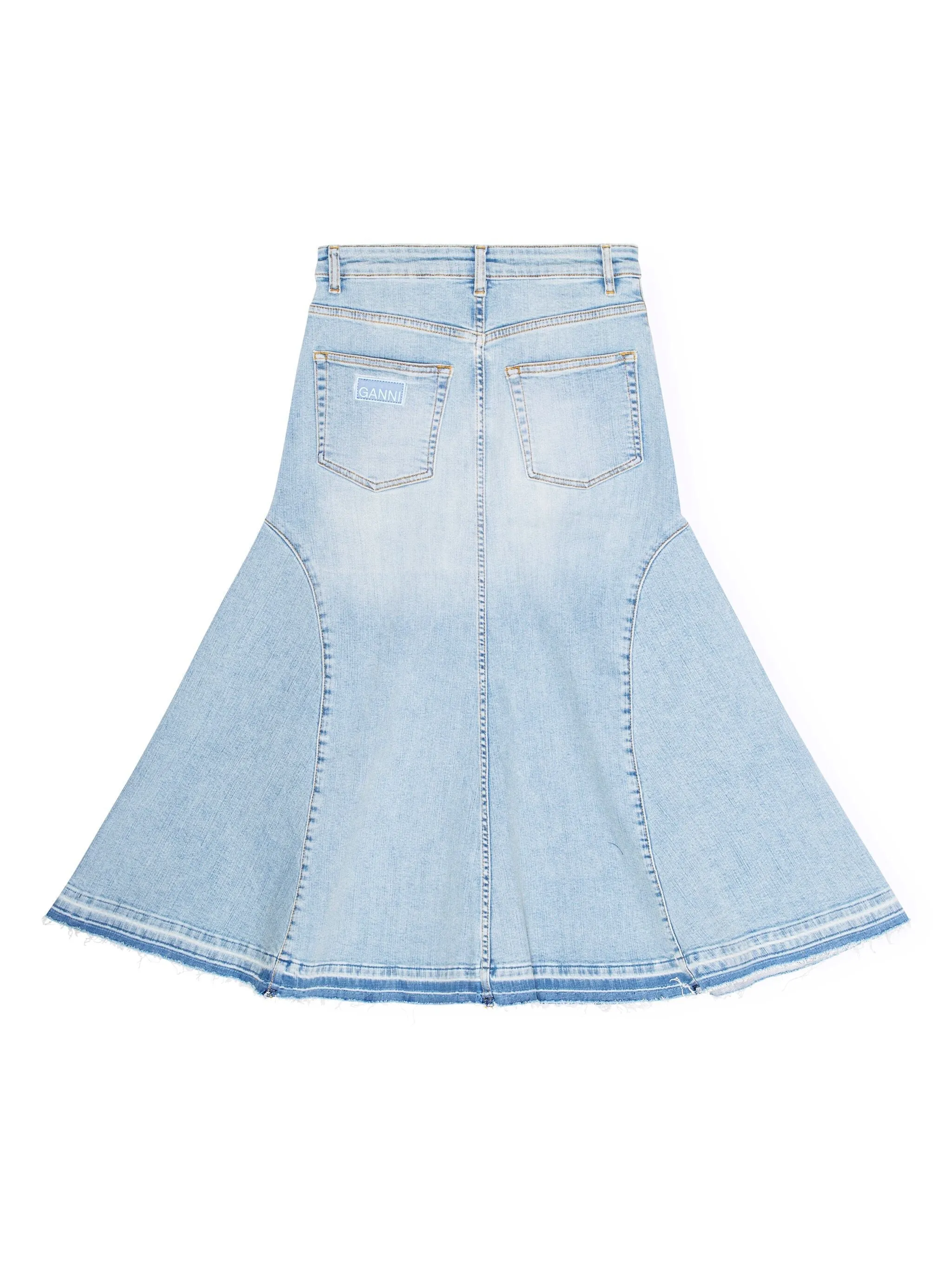 Tint Denim Midi Skirt