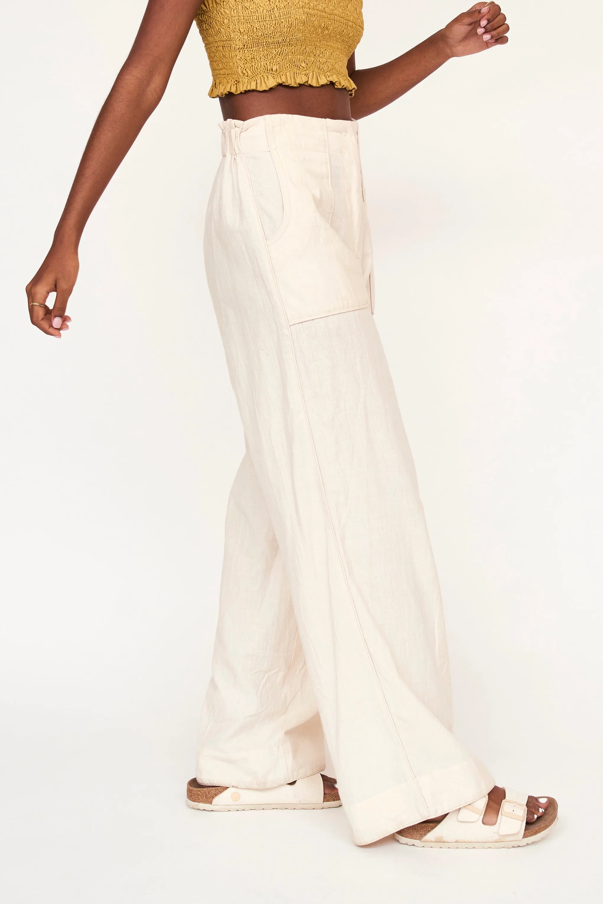 Tivot Pant in Parchment