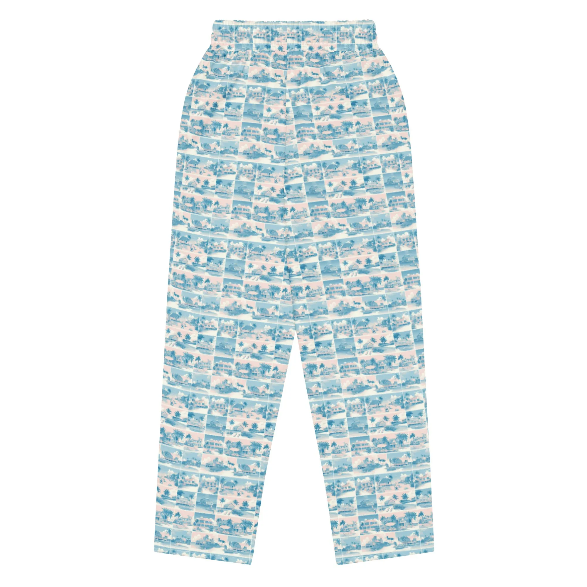 Tropic Cube- unisex wide leg joggers