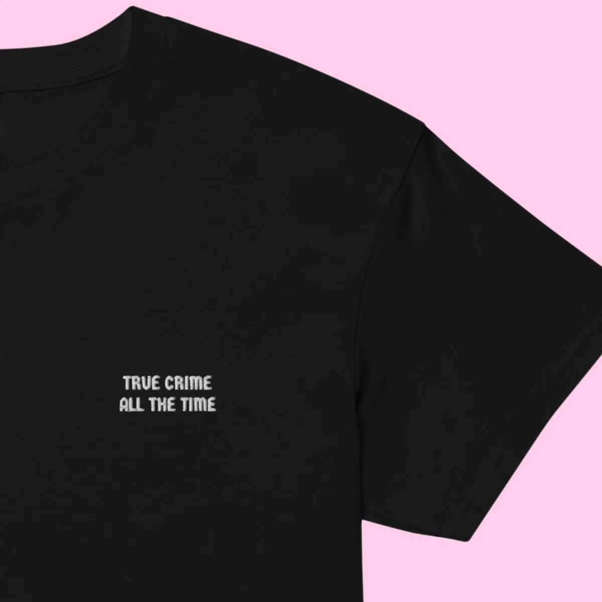 True Crime All The Time Crop Top