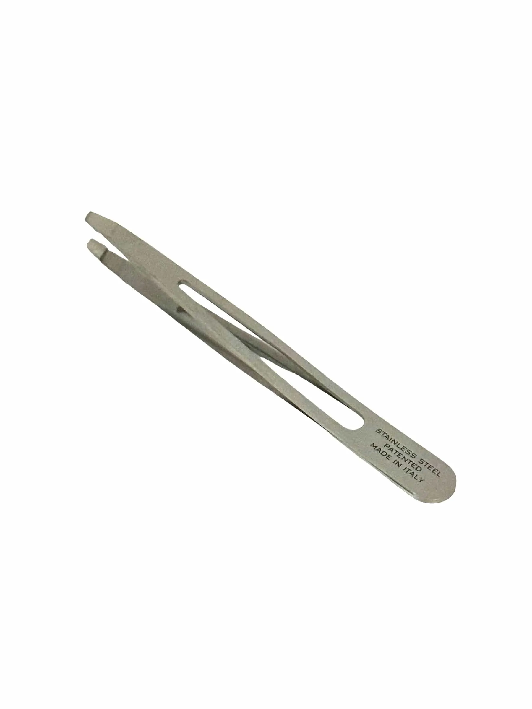 Tweezers Slant Tip Stainless Steel 3.75"