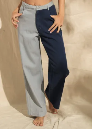 Two Tone Blue Pant