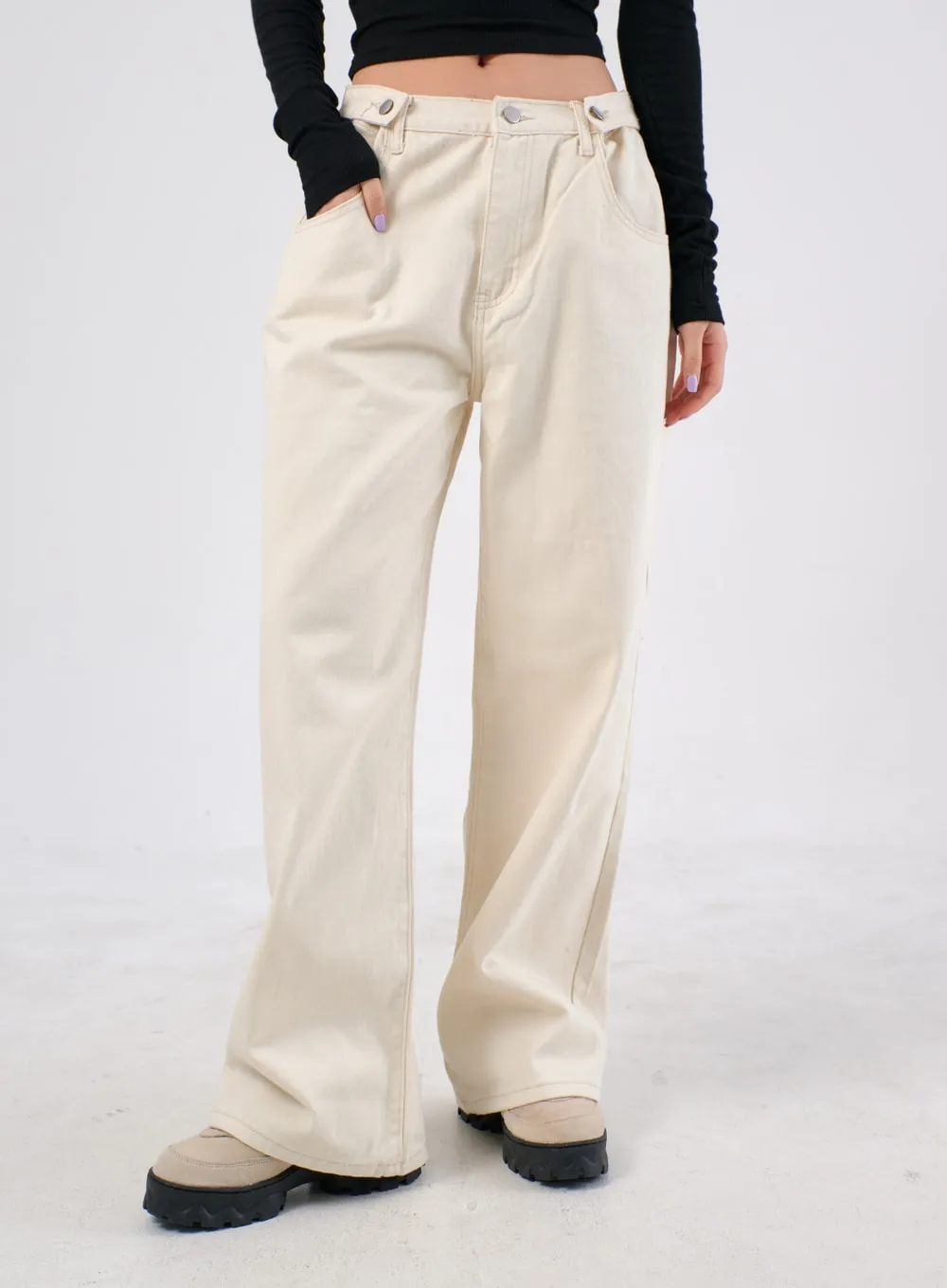 Wide Cotton Pants IA305