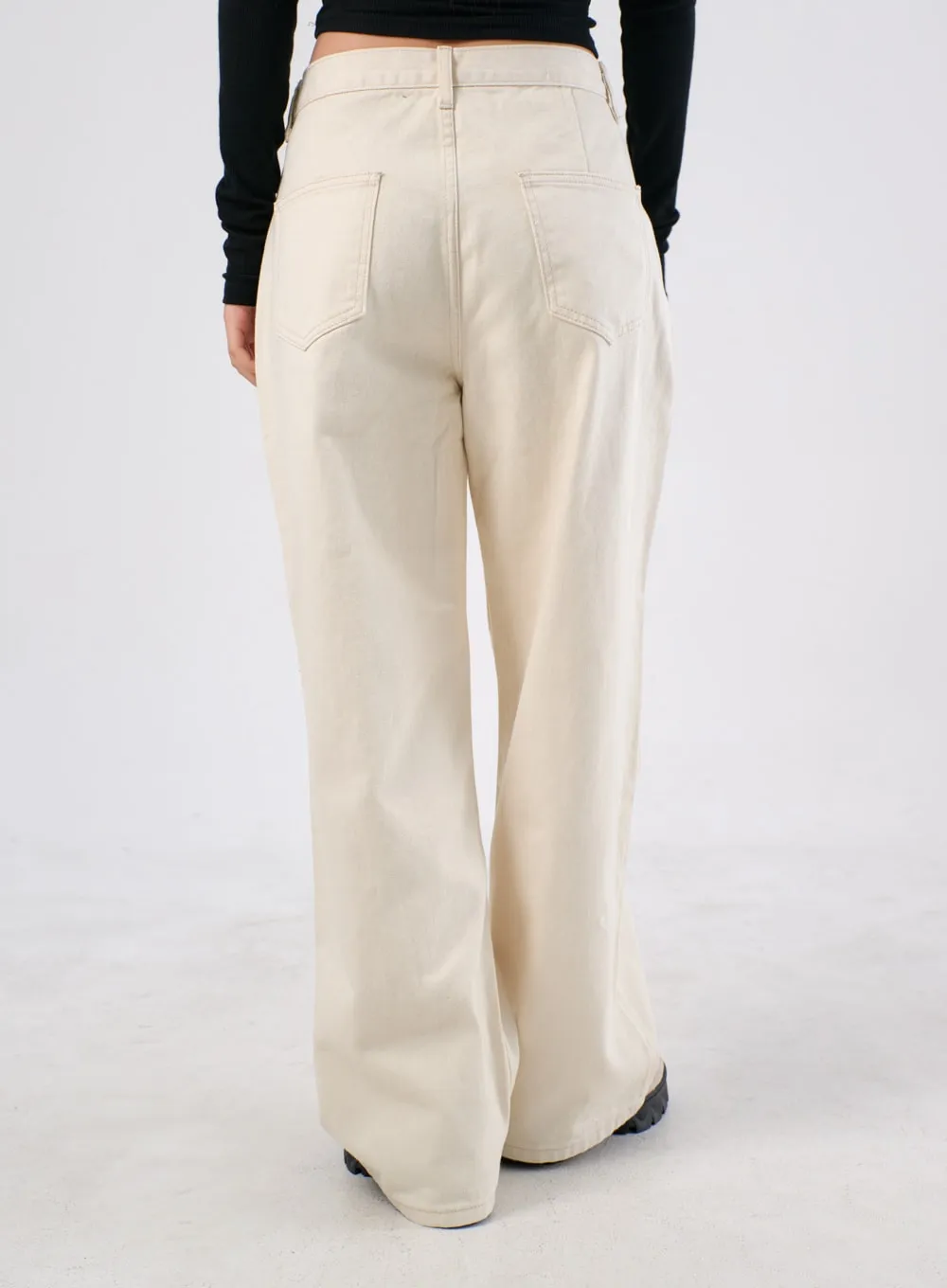 Wide Cotton Pants IA305