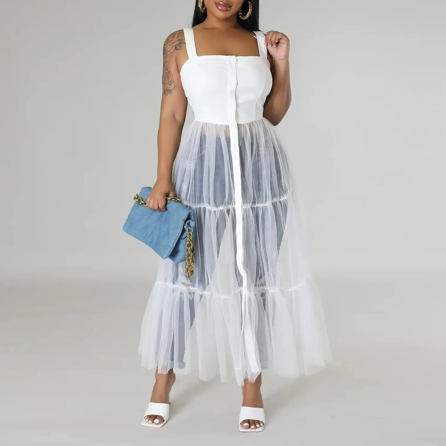 Women Fashion Off Shoulder Slim Fit Waist Party Cocktail Dress Casual Skirts for Women 2024