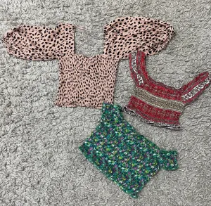 Y2K Crop Tops Strechable - 20 Pieces